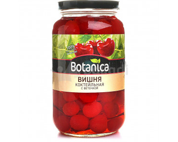 Вишня коктейльная без кост.с черенком в сиропе "Botanica" 720 мл