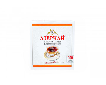 Чай Азерчай чёрный байх. бергамот 100 пак.(без конверта)